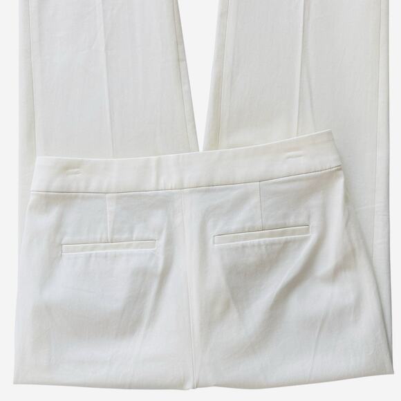 NWT J.‎ Crew Sz 4T Tall Kate Straight Leg Pant Bi-Stretch Cotton Blend Ivory - Picture 11 of 14